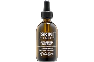 SkinLabo - Shot Concentré Raffermissant Antigravity. Sérum anti-rides visage, cou et décolleté. Particulièrement adapté aux peaux matures. 50 ml.