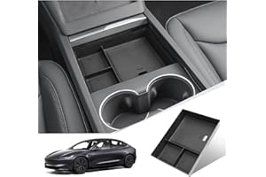 GIUD Tesla Model 3 2024 - Bandeja de almacenamiento para consola central, organizador de consola central para almacenamiento de objetos pequeños Tesla Model 3 2024 Accesorios (consola central)