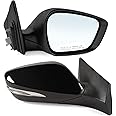 Paderson Right Passenger Side Mirror Assembly Fits 2014 2015 2016 Hyundai Elantra with Power Glass Heated Blind Spot Glass Turn Signal and Manual Folding Match to Black (6Pins)