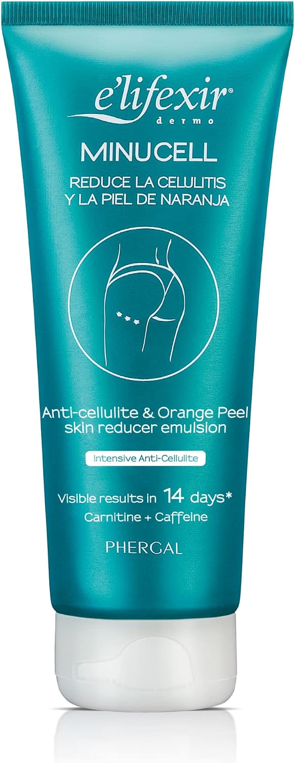Elifexir Minucell - Crema Anticelulítica | Tensa y Remodela el Contorno Corporal | Reduce Celulitis y Piel de Naranja | Hidratante + Reafirmante. 200ml