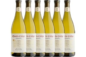 BODEGAS MARTÍN CÓDAX Martin Codax 2022 - Vino Blanco Albariño Rias Baixas - Ideal Combinar con Mariscos, Pescados, Carnes Blancas, Arroces, Quesos Frescos - Pack 6 Botellas 750ml