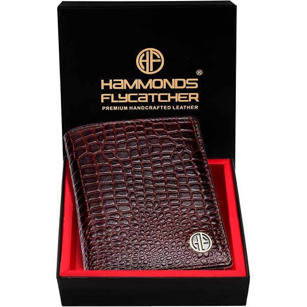 HAMMONDS FLYCATCHER Men's RFID Blocking Wallet - Genuine Nappa Leather, Multiple Card Slots & Hidden Pockets (Tan)