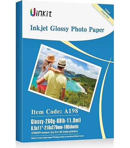 100 Sheets Photo Paper, Standard A4, 115 Gsm, Extra Light, Thin - View #8