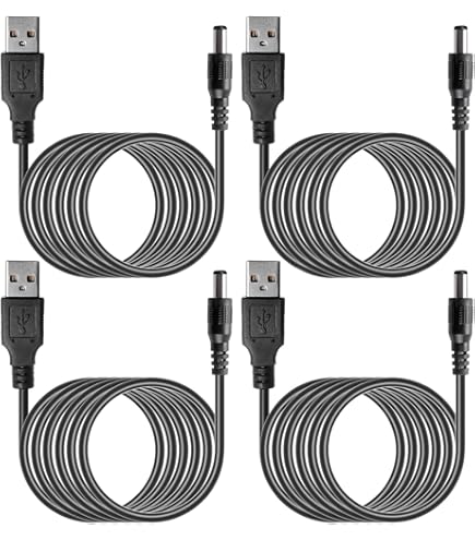 Cavo Di Alimentazione USB A Cavo Di Ricarica DC 5.5*2.1mm - Foto 7