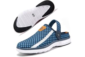 GAATPOT Zoccoli Spiaggia Uomo Donna Pantofole Sandali Estate Traspirante Scarpe da Giardino Mare Doccia Slip-on Sabot Casa Ciabatte 36-48