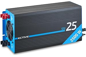 ECTIVE SSI 25 2500W/12V Sinus-Wechselrichter mit MPPT-Laderegler, Ladegerät, NVS- und USV-Funktion