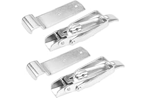 PGONLINE 2 Stück Exzenterverschluss Spannverschluss, Bordwandverschluss Anhänger mit Sicherung, Exzenterverschluss für PKW Anhänger Kipper, Spannverschluss groß(210mm), Anhänger Verschluss Zubehör