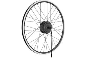 windmeile | E-Bike Moteur moyeu Roue Avant, rayonné, Noir, 20'' 26'' 28'', 36V/48V 250W, E-Bike, vélo électrique, Pedelec