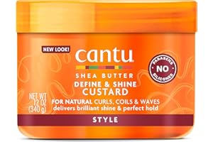 CANTU SHEA Butter FOR Natural Hair Define & Shine Custard 340G