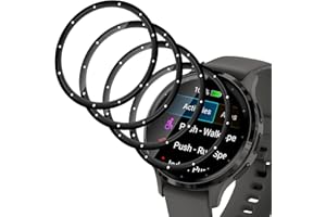 Wonsoso Schutzfolie Kompatibel für Garmin Venu 3S 41mm Schutzfolie, 4 Stück Weiche TPU Displayschutzfolie [Nicht-Glas], Blasenfrei, Anti-Staub, Wasserdicht, Anti-Öl Sensitive Touch HD Bedeckung Folie