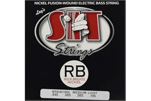SIT Strings Fusion Wound Nickel Bass Guitar Strings (S.I.T.), 4-String Bass Medium-Light 45-105, NRB45105L