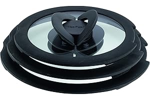 ‎TEFAL Tefal Ingenio L99310 zestaw szklanych osłon 3 sztuki 16/18/20 cm