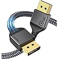 Maxonar 8K DisplayPort Cable 1.4 VESA Certified 3M/10FT DP1.4 Cable 8K@60Hz HBR3 4K@60Hz/144Hz/120Hz 5K@60Hz 2K@165Hz/240Hz Support FreeSync G-Sync HDR10 Display Port for Gaming Monitor Graphics Card