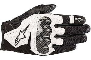 ‎ALPINESTARS Alpinestars Motorradhandschuhe Smx-1 Air V2 Gloves Black White, Schwarz/Weiss, M