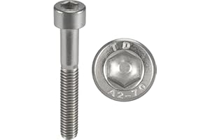 ProRaje - Viti in acciaio inox M4 x 40 mm, testa cilindrica BTR Ø 4 x 40 mm, viti M4 x 40 mm CHC a 6 esagono incassato (chiave allen), acciaio inossidabile A2-70 (V2A/304), ISO 4762/DIN 912: set di 10
