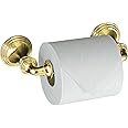 KOHLER K-10554-PB Devonshire Toilet Tissue Holder, Vibrant Polished Brass