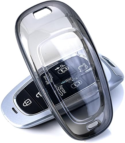 TANGSEN Key Fob Case For Hyundai & Kia – Carbon Fiber Style, Double-Layer Protection, 4-Button Remote Cover - View #13