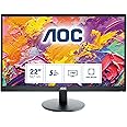 AOC E2270SWDN - 22 Inch FHD Monitor, 60Hz, TN, 5ms, Vesa 100 x 100, Tilt, Multimedia monitor (1920 x 1080 @ 60Hz, TN, 5ms, DV