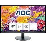 AOC E2270SWDN - 22 Inch FHD Monitor, 60Hz, TN, 5ms, Vesa 100 x 100, Tilt, Multimedia monitor (1920 x 1080 @ 60Hz, TN, 5ms, DV