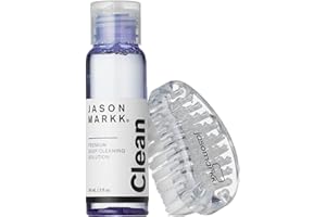 Jason Markk Starter Kit - 2 oz. Premium Deep Cleaning Solution & Ergonomically Designed Standard Starter Brush- Safe on Full Grain Leather, Rubber, and more- Cleans & Conditions upto 50 Pairs of Shoes
