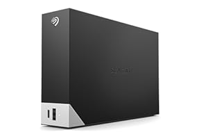 Seagate One Touch Hub 4TB Desktop External HDD – USB-C & USB 3.0 Port, with 3 yr Data Recovery Services, for Computer PC Lapt