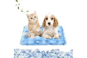 DIIWMME Tappetino rinfrescante per cani, tappetino rinfrescante per cani, in gel atossico, tappetino auto rinfrescante per animali domestici, tappetino fresco per cani, gatti nella calda estate, 30 x 40 cm,