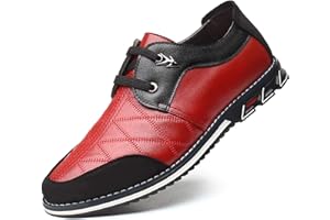 COSIDRAM Mens Casual Shoes Sneakers Lace up Loafers Comfort Fashion Walking Flat Formal Mocassins Business Office Dress