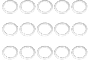 X AUTOHAUX 15 Stück Motoröl Quetschscheiben Dichtungen für Fahrzeug 14 x 20 x 1,5 mm
