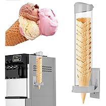 KUNHEWUHUA Ice Cream Cone Dispenser-16''L X 3'' Dia Plastic