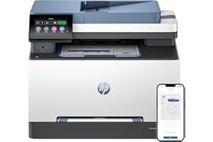 HP Color Laserjet Pro 3302fdw 499Q8F, Impresora Laser A4 Multifunción Doble Cara automática, Escaner, Copiadora, Fax (25ppm, Wi-Fi Direct, Procesador 1,2GHz, Memoria 512MB, Smart App) Blanca y Azul