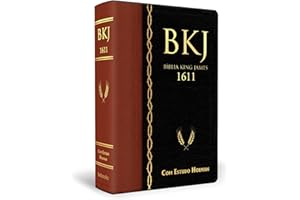 BV BOOKS Bíblia King James 1611 de Estudo Holman - Marrom com Preta (Em Portugues do Brasil)