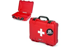 Nanuk 910 First AID Étui Rigide étanche Vide Rouge