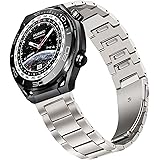 TRUMiRR Bracciale in Titanio Sostituzione per Huawei Watch GT 3 PRO 46mm/Huawei Watch Ultimate, 22mm Orologio in Metallo Tita