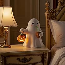 Halloween Geisterhaus Deko - Leuchtende Resin Figur Für Tisch & Regal