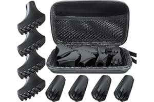 GENERIC001 Nordic Walking Stock Gummipuff, Trekking Wanderstöcke Gummi mit Reiseetui für Alle Walking Wanderstöcke mit Durchmesser Von 10mm