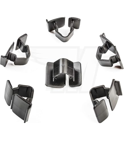 20 Clip Di Fissaggio Per Cofano Auto CGEAMDY - Plastica Nera, Per Supporto Asta Cofano, 2.7x1.6cm - Foto 2