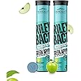 MAKALU ONE WITH NATURE Riley Bact Probiotic + Prebiotic 21 Effervescent Tablets 100% Organic Green Apple, Pomace Fibre, Pepper Mint & Chicory Roots | 100% Vegan, Gluten Free, Sugar Free (Pack of 2)
