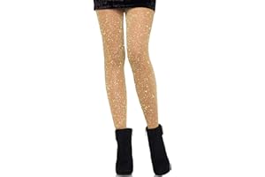 Leg Avenue Damen-Strumpfhose Lurex schimmernd