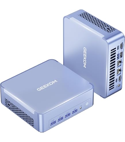 GEEKOM A5 2025 Edition Mini PC with AMD Ryzen 5 7430U, 16GB RAM