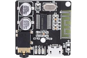 FISHAWK Amplifier Refit Module, Audio Decoding Player Module Ultra-Small Bluetooth Decoder Board for Bluetooth Audio for Home Audio for Car Audio