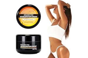 JSBNQRMZ Premium Tan Accelerator Cream,100g Tan Enhancers & Accelerators,Long-Lasting Rapid Tanning Cream,Natural Tanning Accelerator With Carrot Tanning Oil For Sunbed Use & Natural Tanning