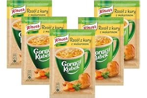 Knorr Goracy Kubek kyckling soppa – snabbmugg 5 x 14 g varm kopp omedelbar soppa