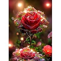 Diamond Painting Fiori 3 Pezzi XXL - Kit Completo Per Adulti, Ideale Come Regalo O Decorazione - Foto 7
