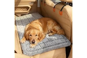 Tutamaz Hundedecke Auto Rückbank 137×60cm, Auto Hundematte Decke Weich, Hundesitz Rückbank Große Hunde, Hundematte rutschfest, Leicht zu Reinigen, Kratzfest und Komfortabel