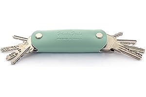 Jaimie Jacobs Portachiavi Uomo Key Boy di pelle (Menta)