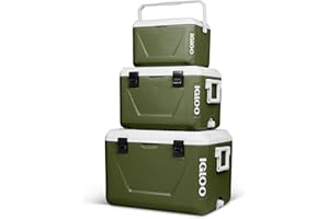 IGLOO Set di Frigoriferi Passivi Impilabili – 55L, 27L e 11L – Ideale per Campeggio, Tempo Libero e Lavoro