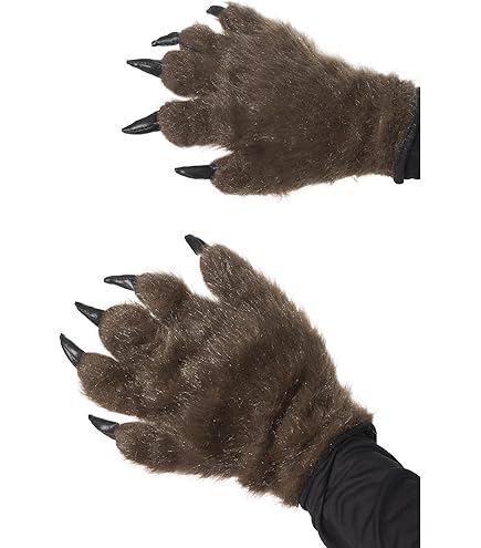 Masque Loup-garou Smiffys – Demi-visage En Latex Marron – Pour Halloween, Carnaval, Soirée Déguisée
