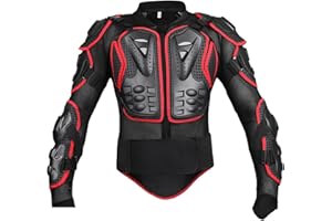 M&Catree Veste Armure Moto Blouson Motard Gilet Protection Équipement de Moto Cross Scooter VTT Enduro Homme Femme