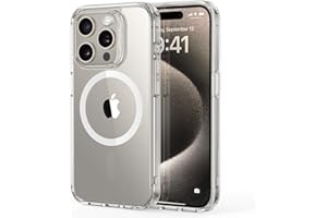 ESR For iPhone 15 Pro Case Compatible with Magsafe, Mobile Phone Case for iPhone 15 Pro Case, Anti-Yellowing, Certified Military Protection, Strong Shockproof, Clear