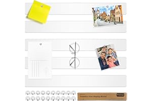 ‎WUKONG Wukong Magnettafel Memotafel 30x4mm, 5 Stück Selbstklebend Magnetleisten mit 20 Stück 5x3mm Neodym Magnete Stark für Büro, Pinnwand, Fotowand, Dokumente (Weiß)